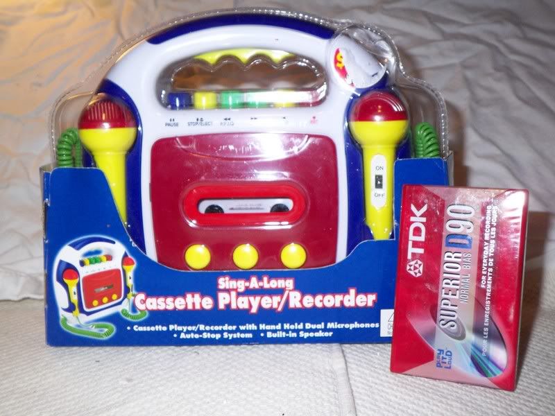 Tape Recorder With Microphone Kids Toy Photo by erica_mariew